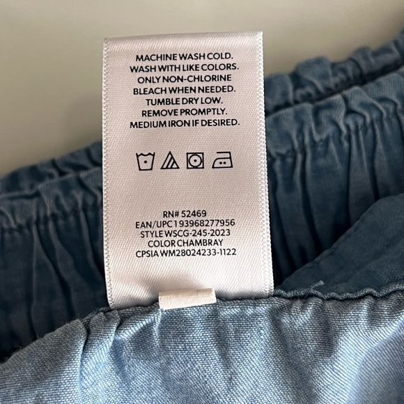 Member's Mark Tank & Short Set. Cute bow accent. Pockets. Size 10/12. - Picture 7 of 7